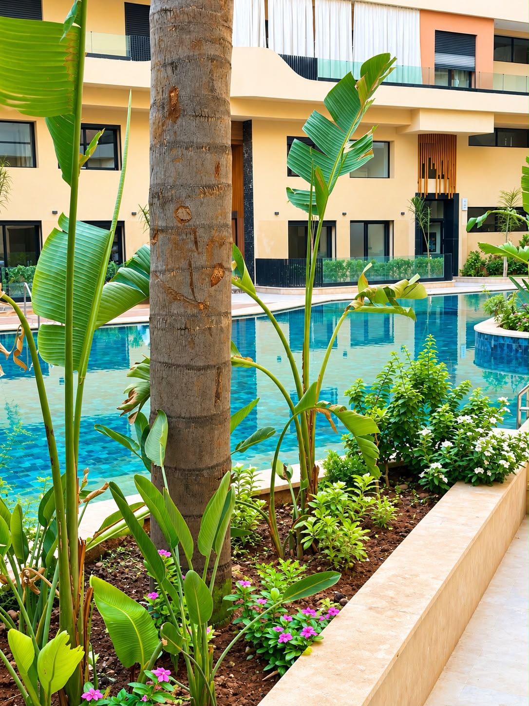 APPARTEMENT DE LUXE MEUBLÉ AVEC PISCINE -À LOUER