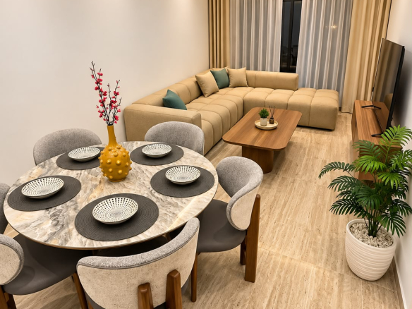 Bel appartement meublé a Guéliz, à proximité de la gare -À LOUER