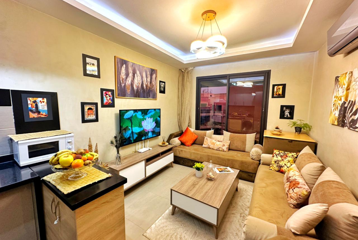APPARTEMENT DE 61 m² AVEC PISCINE ET PARKING – À VENDRE/ GUELIZ