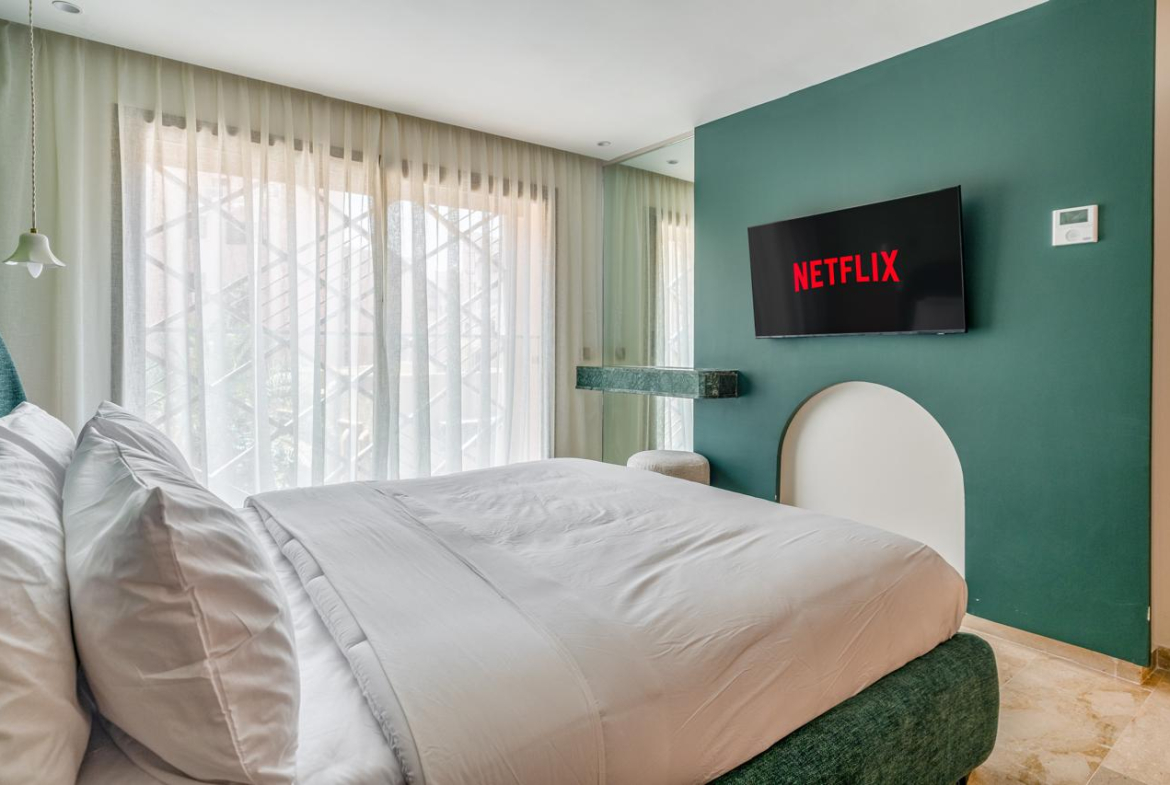 APPARTEMENT MEUBLÉ HAUT STANDING AVEC PISCINE ROOFTOP – À VENDRE/ GUELIZ