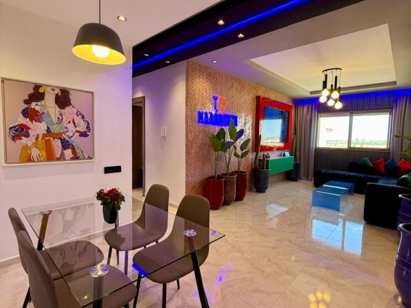 SUPERBE APPARTEMENT MUBLE (quartier de L’Agdal)-À LOUER