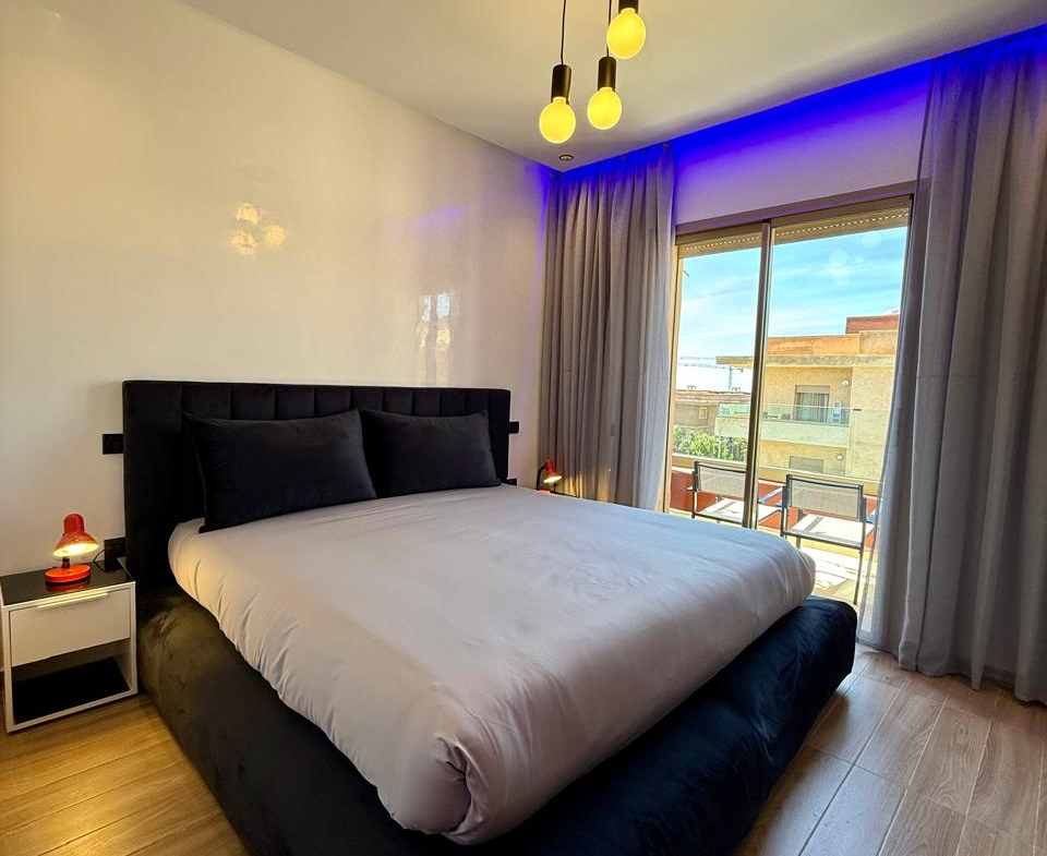 SUPERBE APPARTEMENT MUBLE (quartier de L’Agdal)-À LOUER
